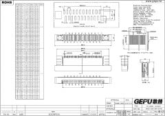 GEPU科技电子讲解FPC连接器封装尺寸有哪些及如何